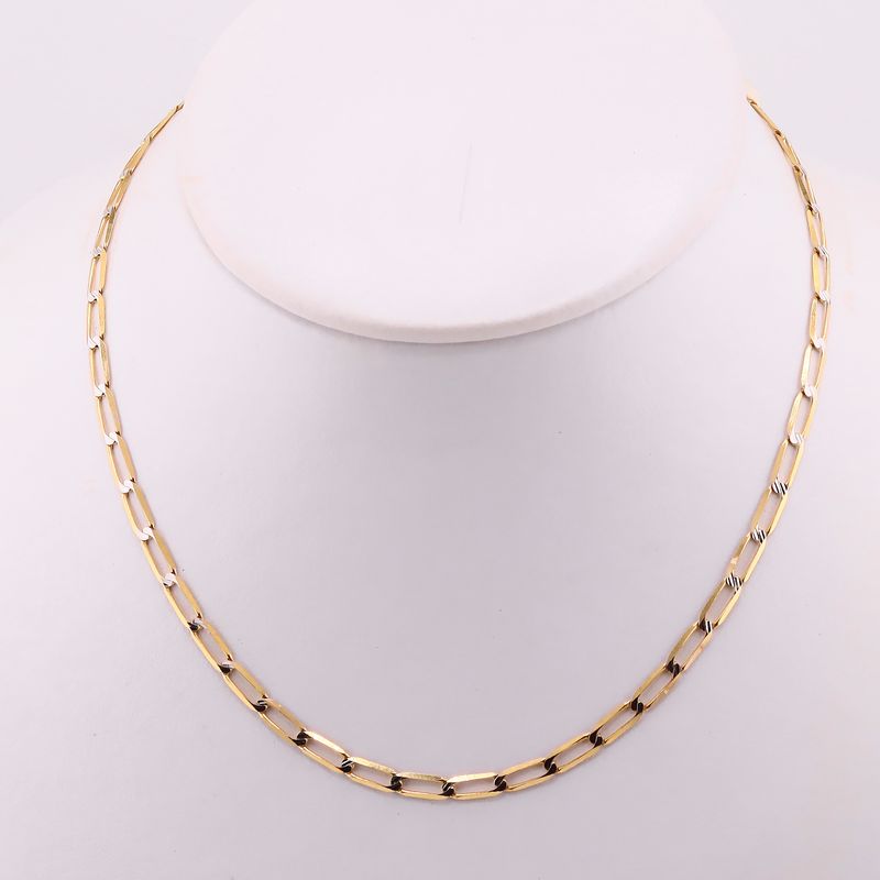 Cadena Eslabon Diam. 14k 8.9g 60cm